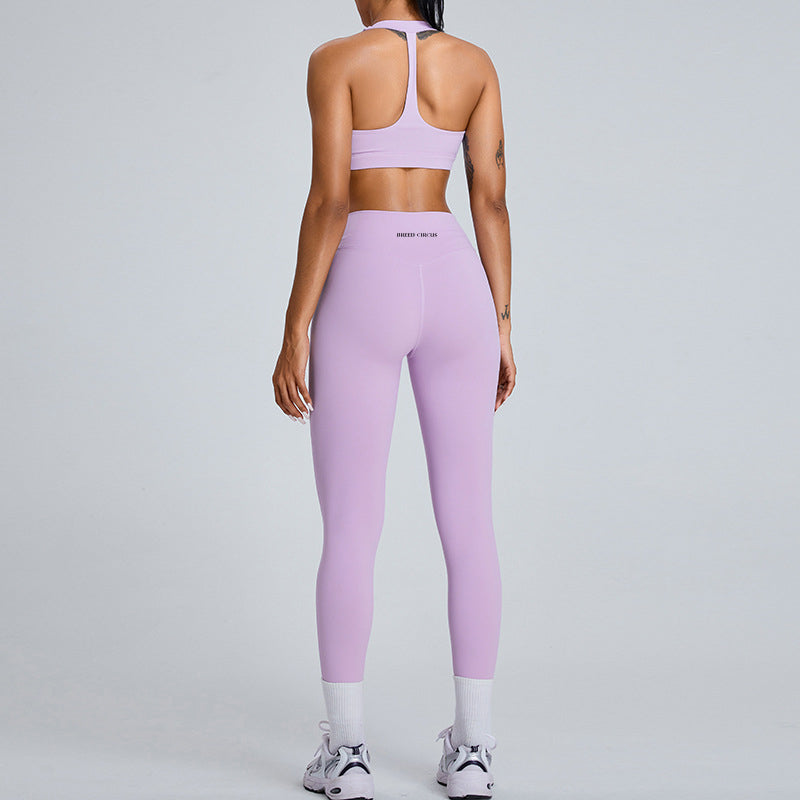 Kathrin Pink Set - Bra & Leggings