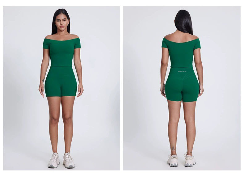 Antonella Shorts : Mid-Waist Activewear Shorts