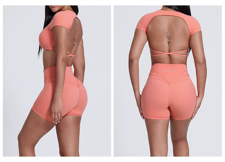 Antonella Shorts : Mid-Waist Activewear Shorts