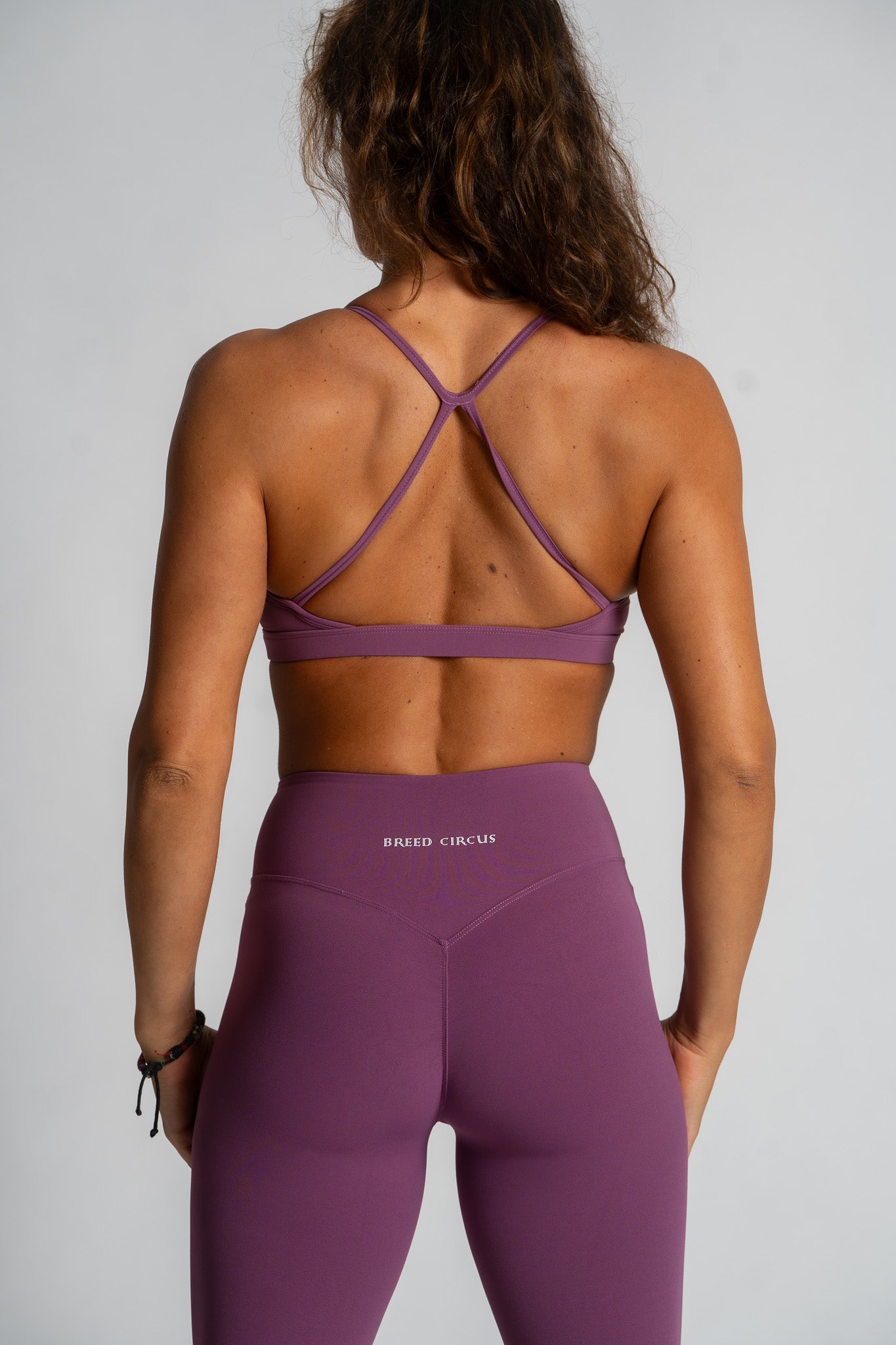 Eleni Purple Set - Bra & Leggings