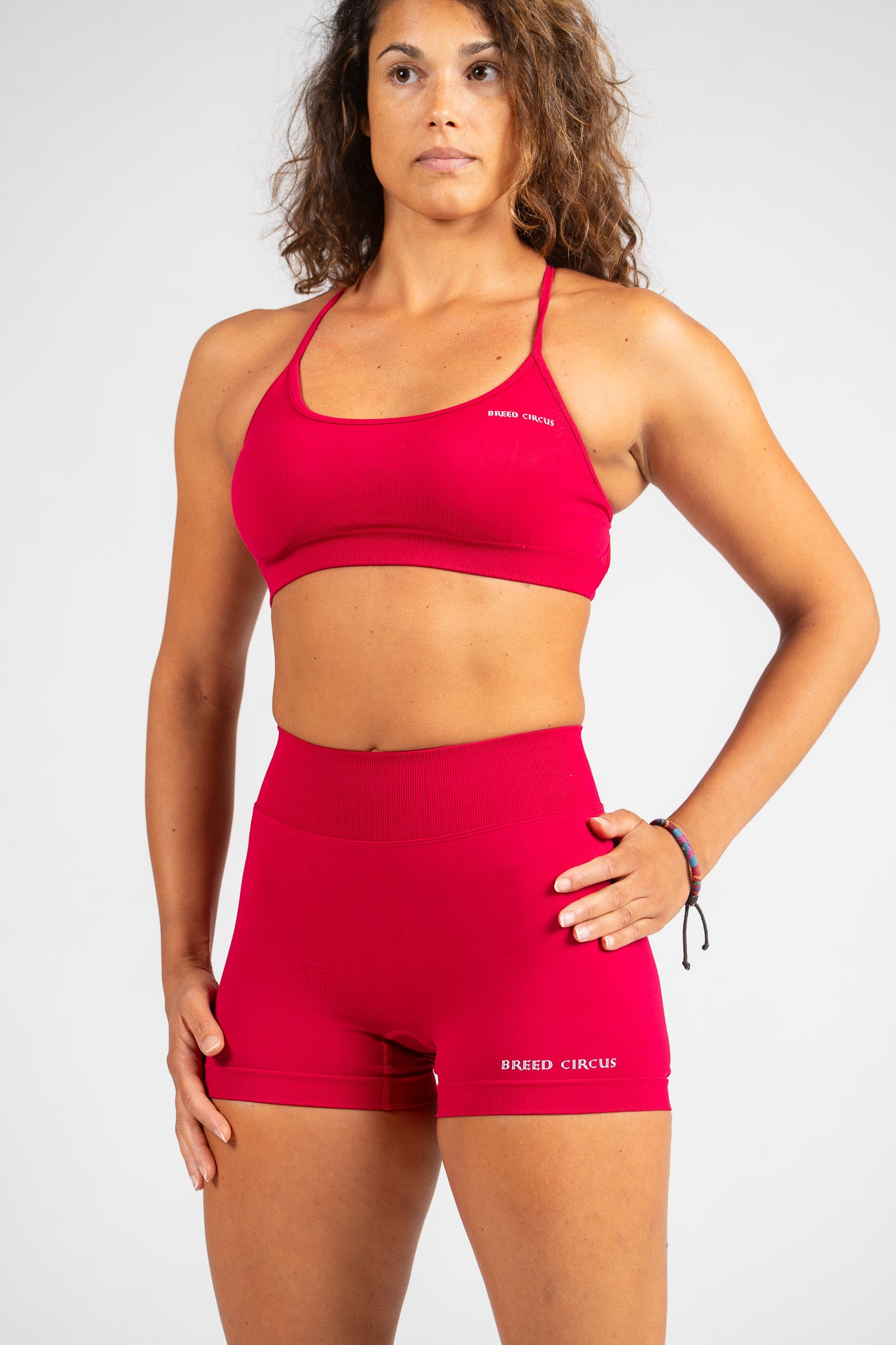 Sophia Shorts: Mid-Waist Activewear Shorts with Scrunch Seam