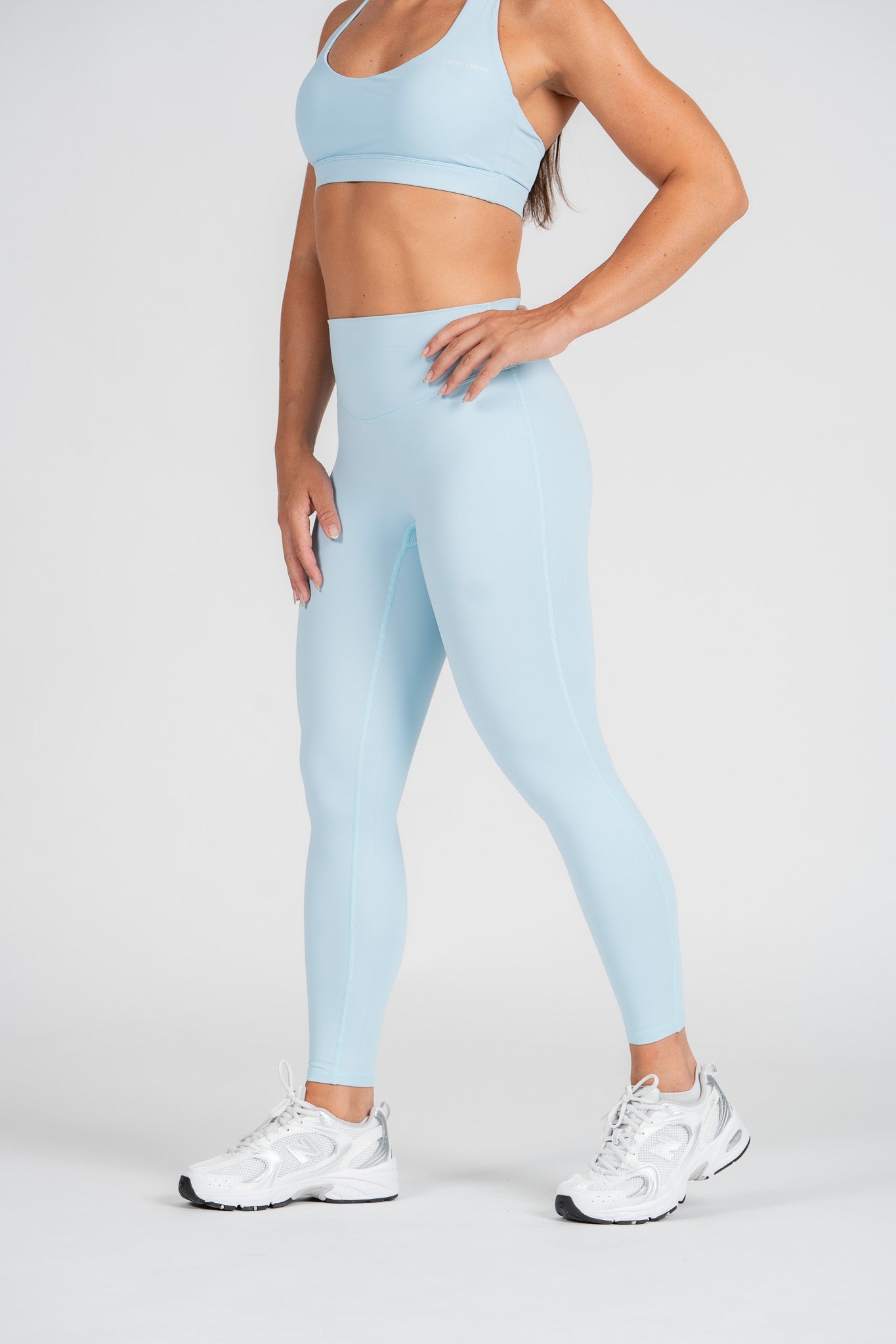 Kathrin Gray-Blue Set - Bra & Leggings