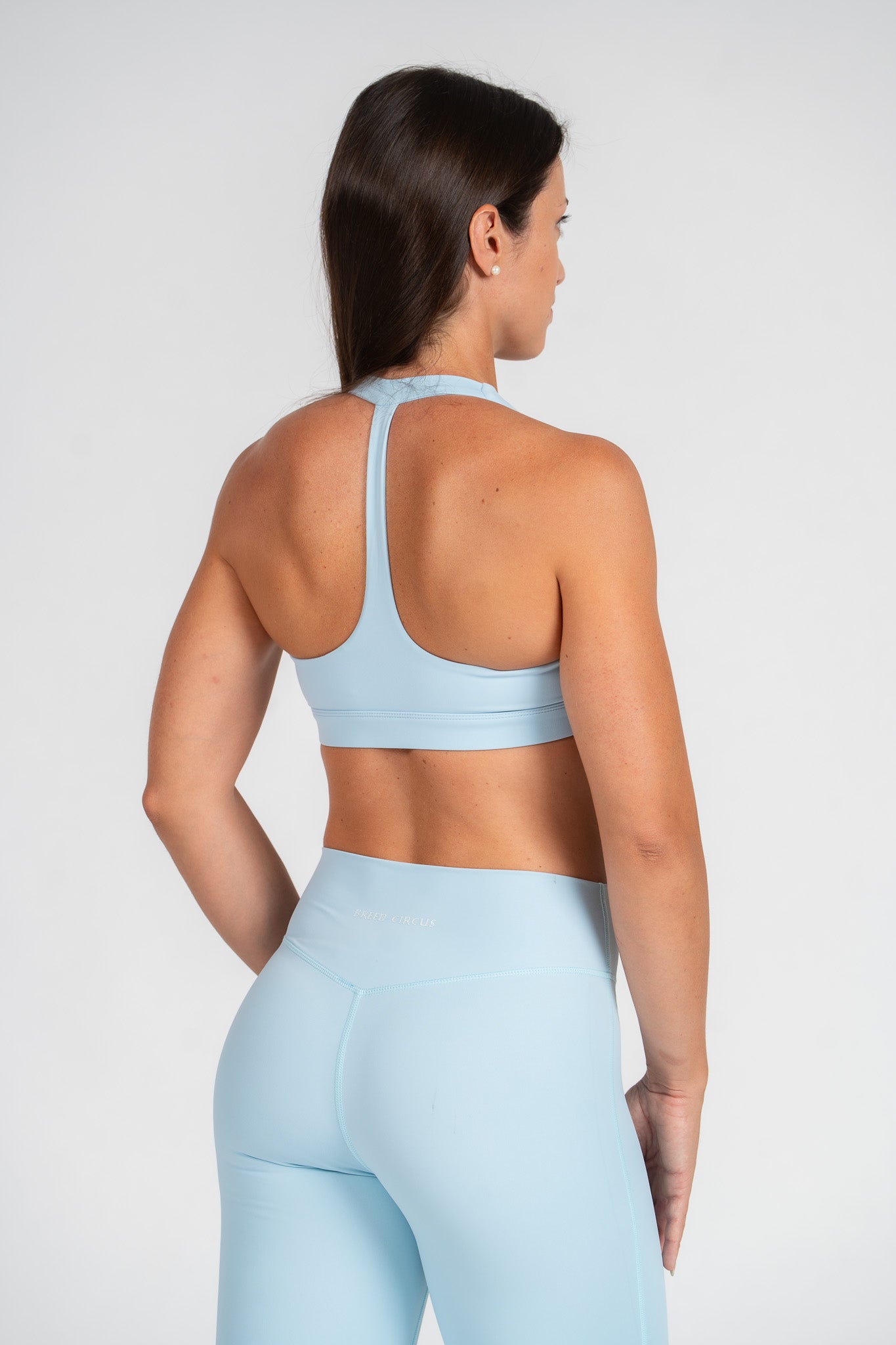 Kathrin Gray-Blue Set - Bra & Leggings
