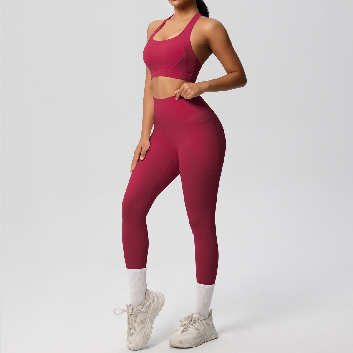 Iris leggings : Mid-Waist Activewear Leggings with Pockets