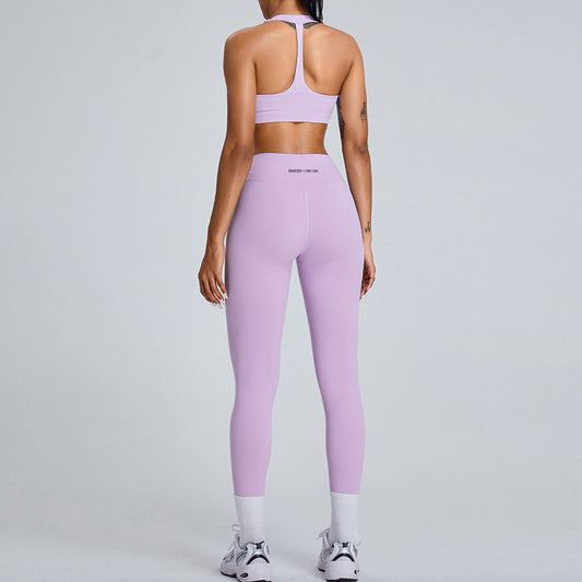 Kathrin Pink Set - Bra & Leggings