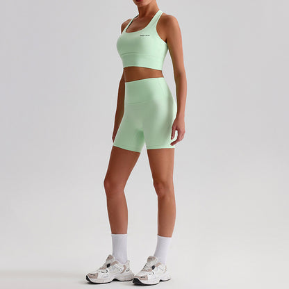 Julie Shorts: Mid-Waist Activewear Shorts
