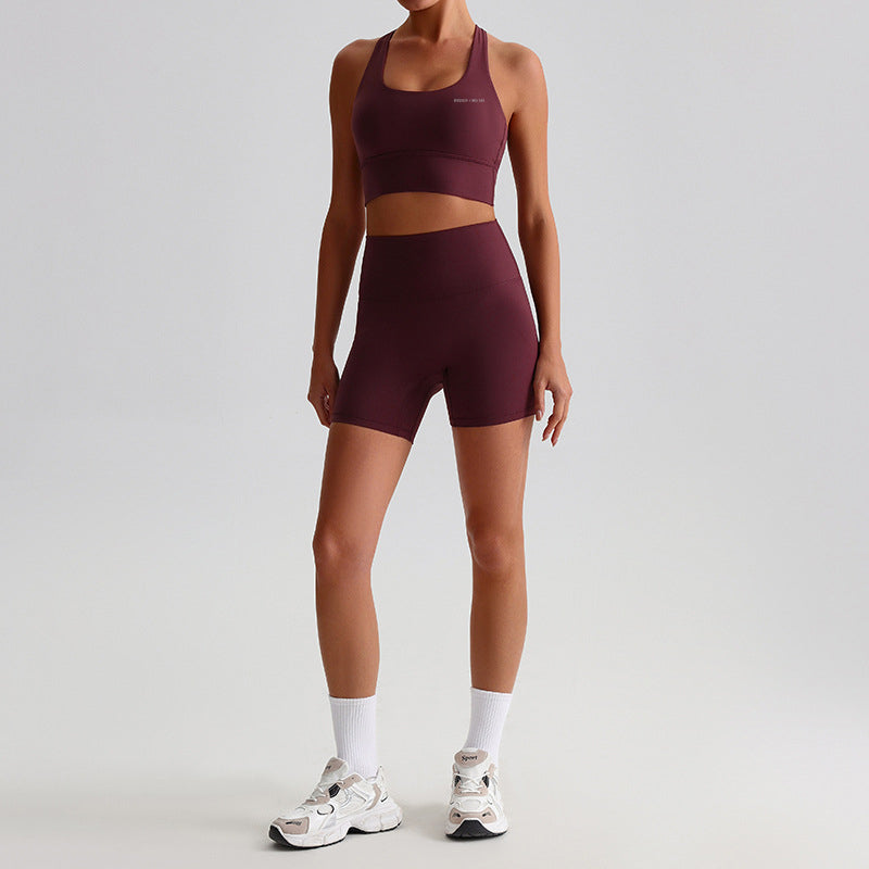 Julie Shorts: Mid-Waist Activewear Shorts