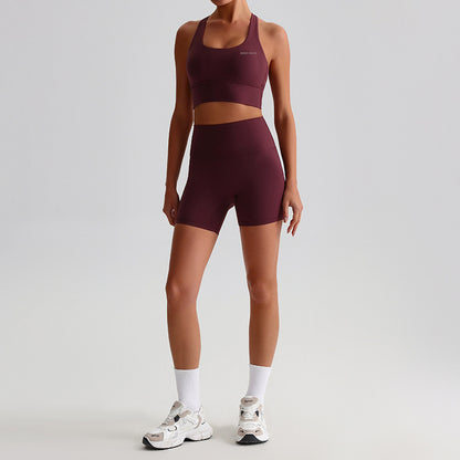 Julie Shorts: Mid-Waist Activewear Shorts