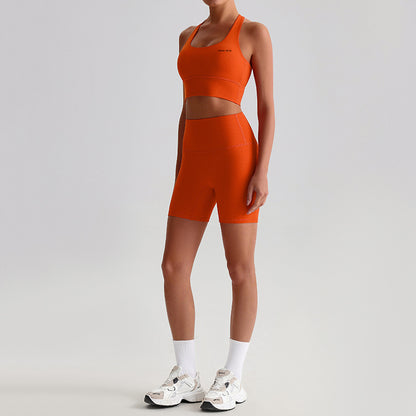 Julie Shorts: Mid-Waist Activewear Shorts