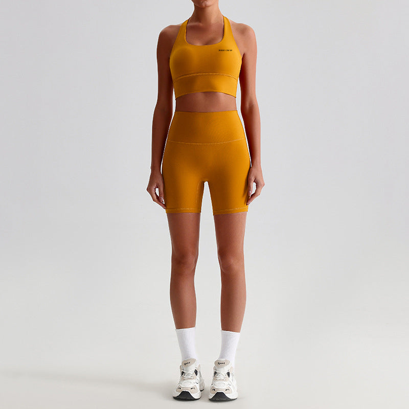 Julie Shorts: Mid-Waist Activewear Shorts