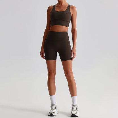 Julie Shorts: Mid-Waist Activewear Shorts