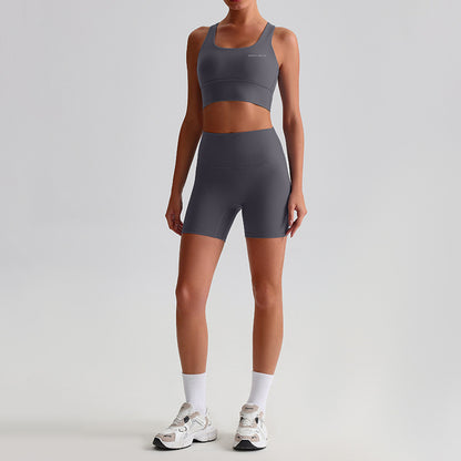 Julie Shorts: Mid-Waist Activewear Shorts