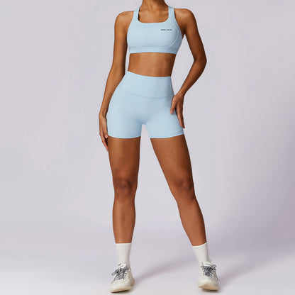 Grazia Shorts: Mid-Waist Activewear Shorts