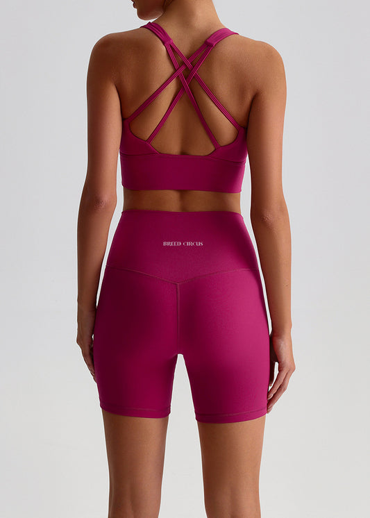 Julie Shorts: Mid-Waist Activewear Shorts