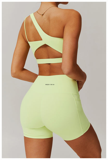 Milla Shorts: Mid-Waist Activewear Shorts With Pockets