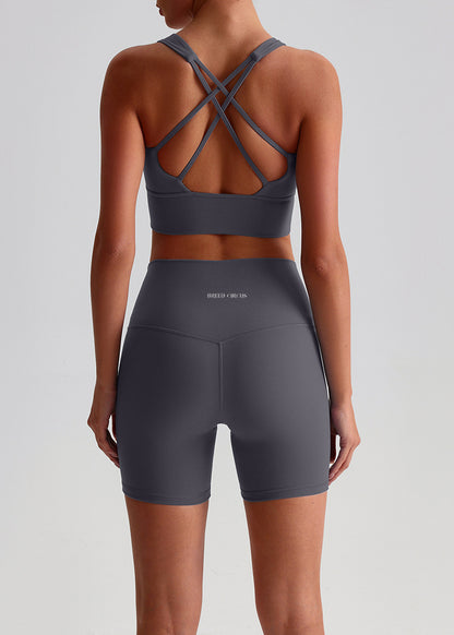 Julie Shorts: Mid-Waist Activewear Shorts