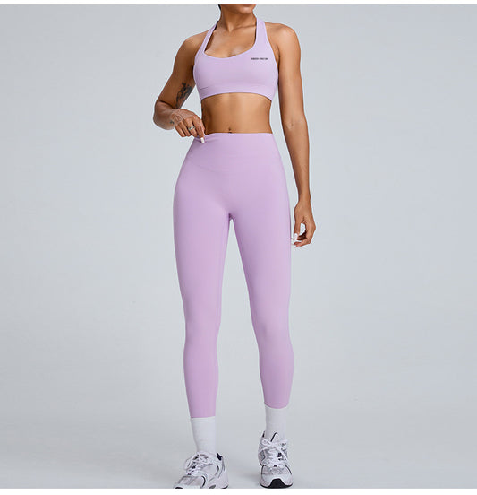 Kathrin Pink Set - Bra & Leggings