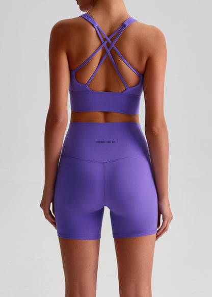Julie Shorts: Mid-Waist Activewear Shorts
