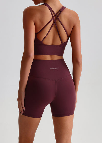 Julie Shorts: Mid-Waist Activewear Shorts