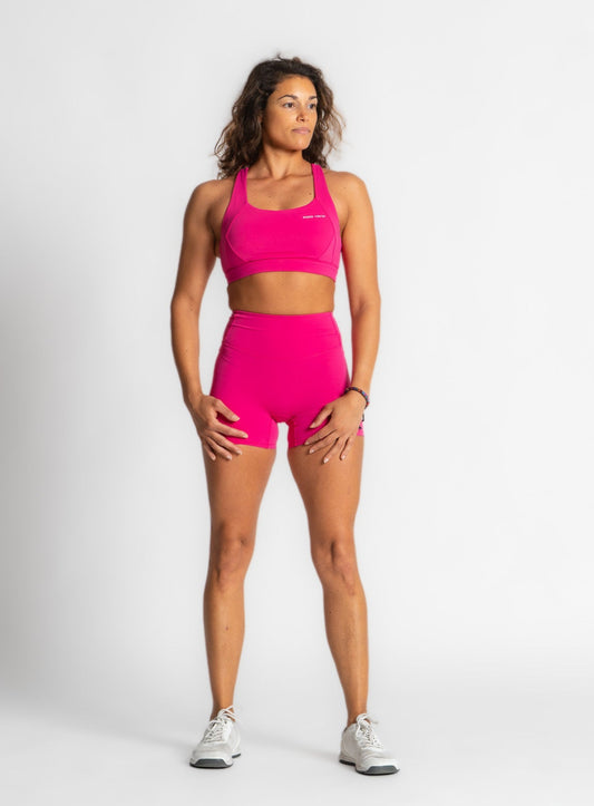 Grazia Shorts: Mid-Waist Activewear Shorts