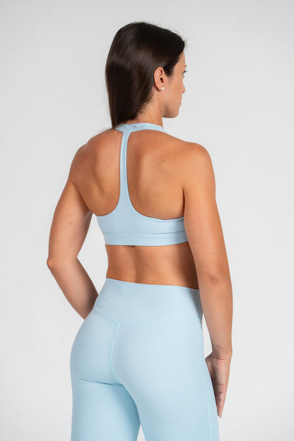 Kathrin Gray-Blue Set - Bra & Leggings