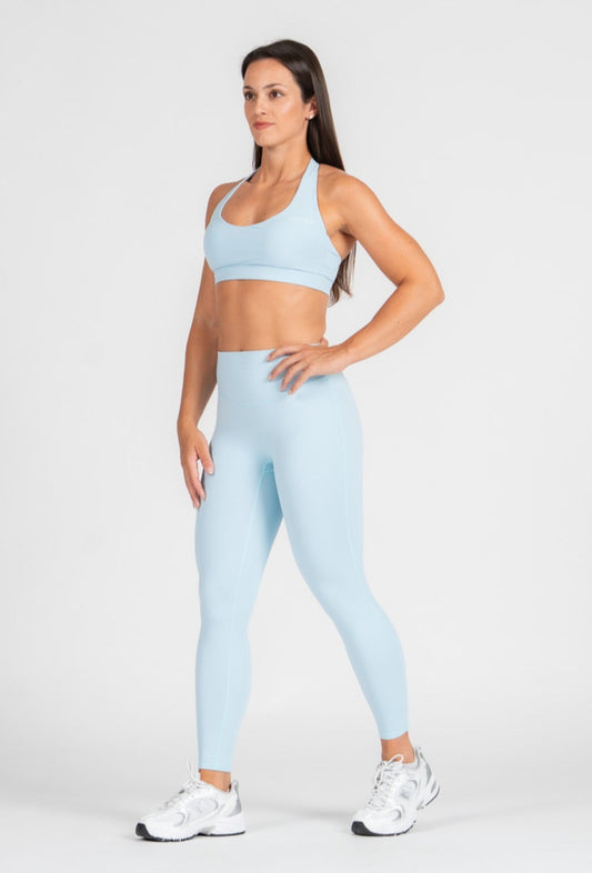 Kathrin Gray-Blue Set - Bra & Leggings