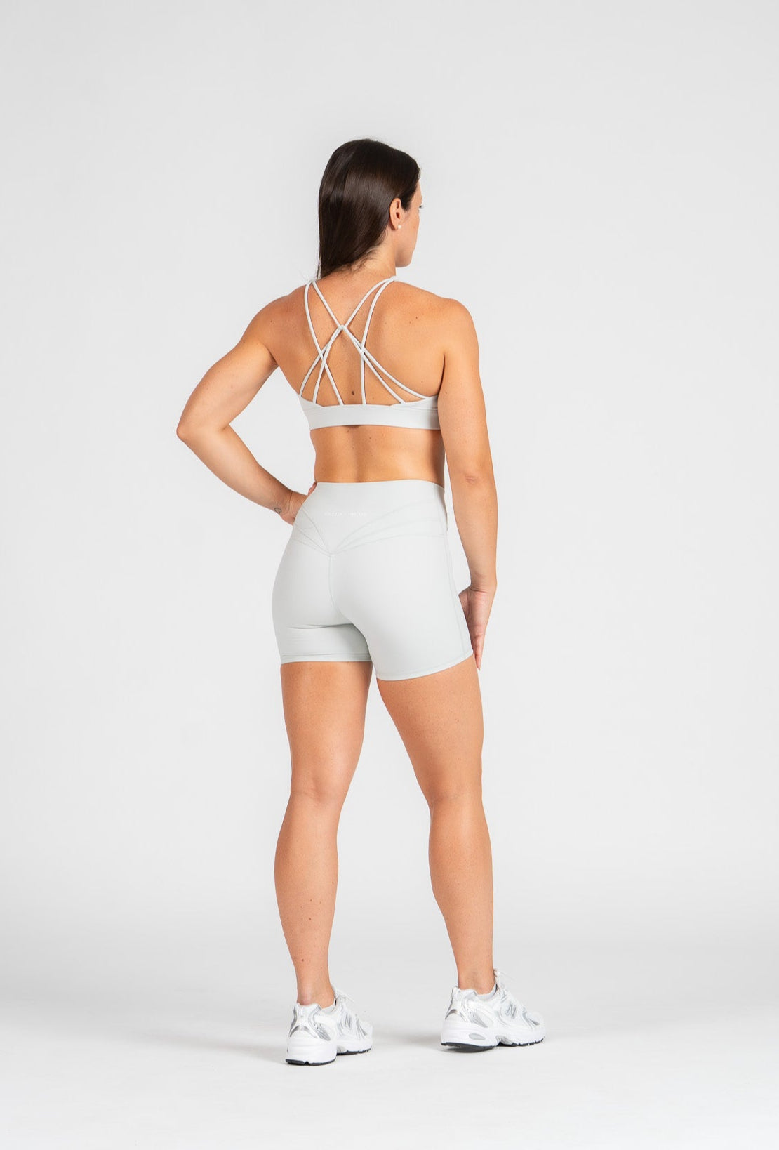 Antonella V-Cut Shorts : Mid-Waist Activewear Shorts
