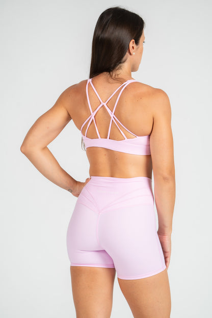 Antonella V-Cut Shorts : Mid-Waist Activewear Shorts
