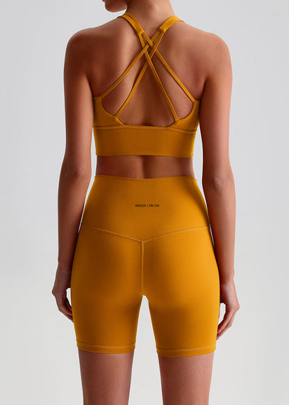 Julie Shorts: Mid-Waist Activewear Shorts