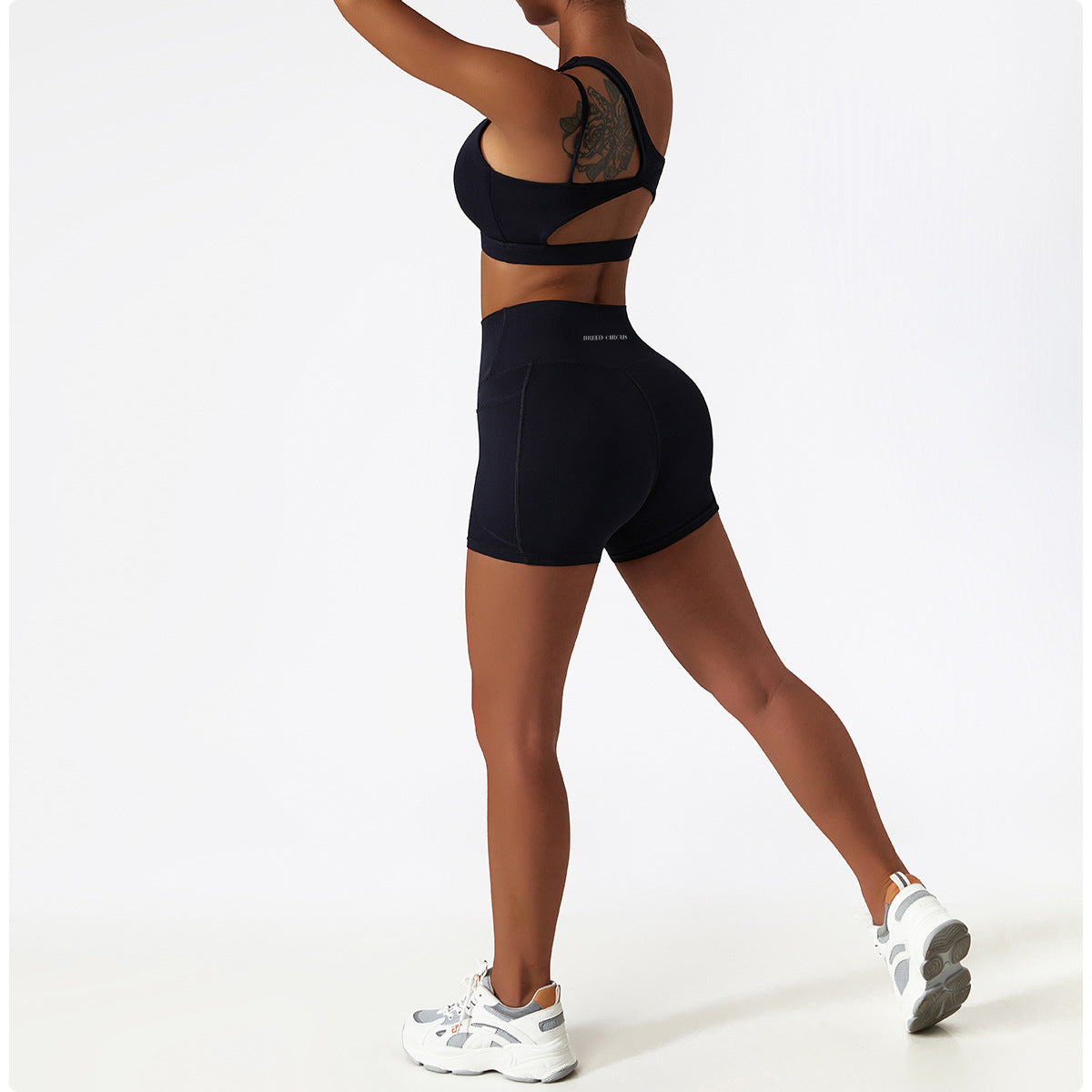 Milla Shorts: Mid-Waist Activewear Shorts With Pockets