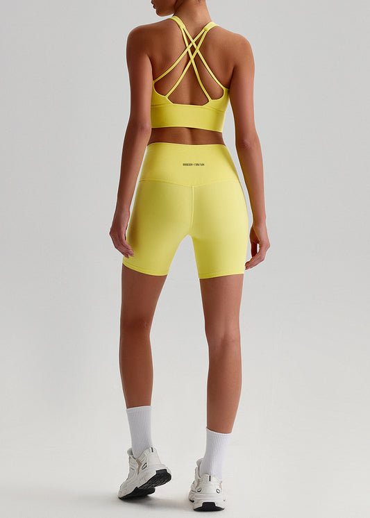 Julie Shorts: Mid-Waist Activewear Shorts