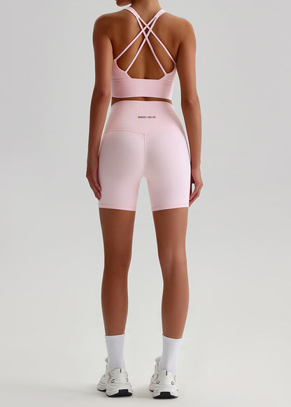 Julie Shorts: Mid-Waist Activewear Shorts