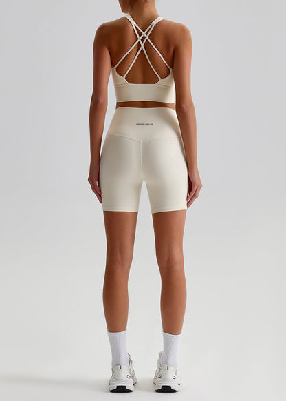 Julie Shorts: Mid-Waist Activewear Shorts