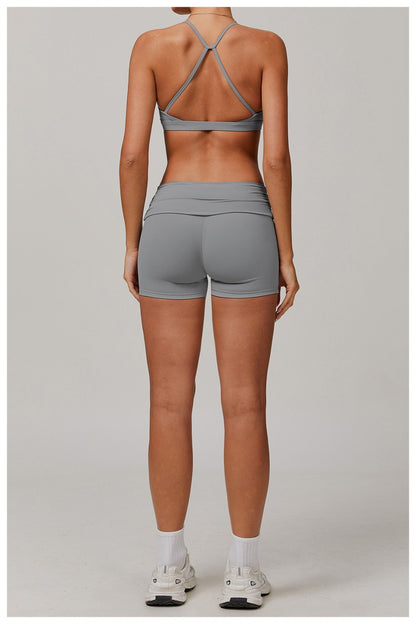 Eleni Dusty Gray Set  - Bra & Leggings