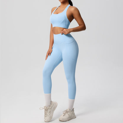Iris leggings : Mid-Waist Activewear Leggings with Pockets